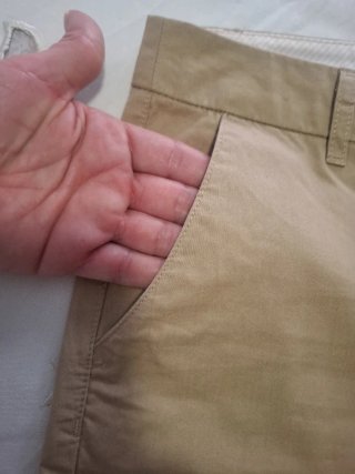 Pantalón corto marrón