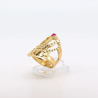 ANILLO CORONA QUEEN GRANDE CIRCONITA.