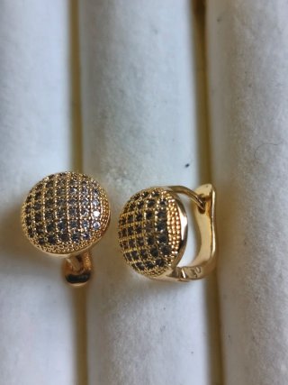 Pendientes Oro 18k Circonitas