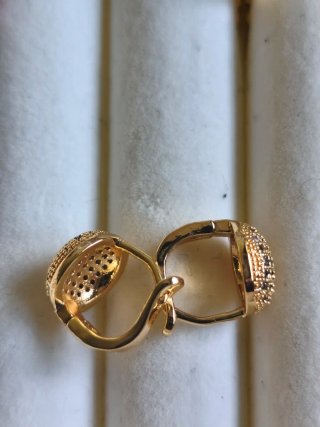 Pendientes Oro 18k Circonitas