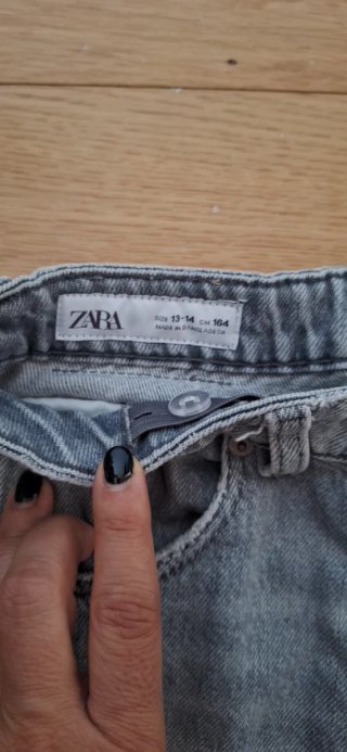 Calças ganga Zara wide leg