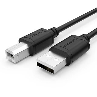 Cable USB impresora CH-SEAL QS5037A 2metros 2.0 Nuevo (negros)