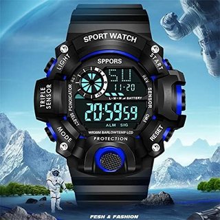 Reloj Pulsera Omadiol HY-809 ,deportivo digital , multifuncional negro