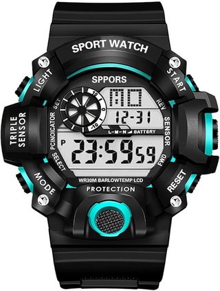 Reloj Pulsera Omadiol HY-809 ,deportivo digital , multifuncional negro