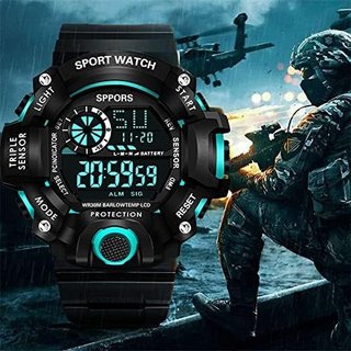 Reloj Pulsera Omadiol HY-809 ,deportivo digital , multifuncional azul