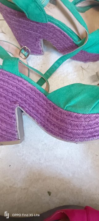 4 Pares de Zapatos de cuña