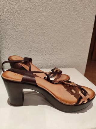 Sandalias de vestir Talla 40 de piel