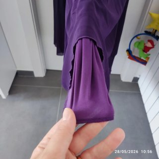 Abito elegante QQ Fashion viola taglia XXL