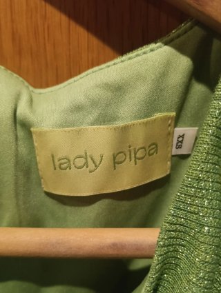 Vestido verde brillante
