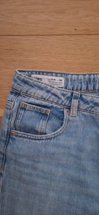 Calças ganga Zara wide leg