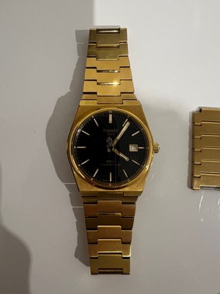 Tissot PRX Edición Damian Lillard Negra/Dorada