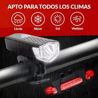 Luces Bicicleta,patinete, Delantera,Trasera- CYGM-2218, Led Recargable USB -Ipx6- Carga Rápida