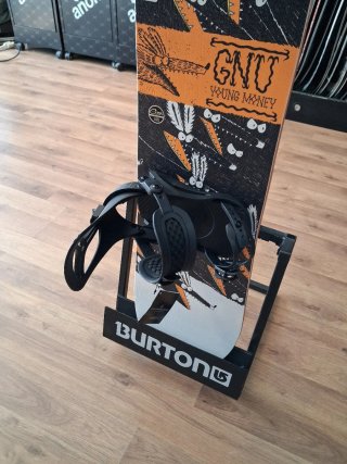 Tabla Snowboard GNU 140 + Fijaciones UNION S