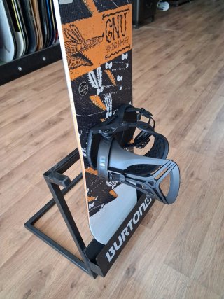 Tabla Snowboard GNU 140 + Fijaciones UNION S
