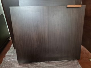 Mesa de reuniones madera y cristal