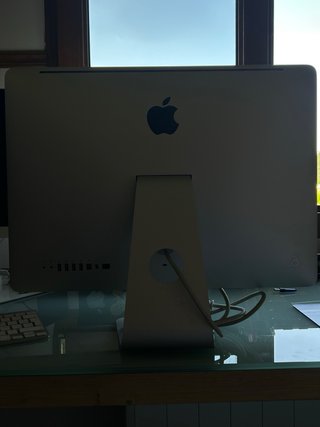 Schermo iMac Apple Argento e Nero