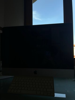 Schermo iMac Apple Argento e Nero