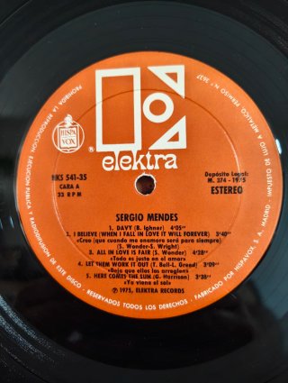 Sergio Mendes LP Vinilo Latino