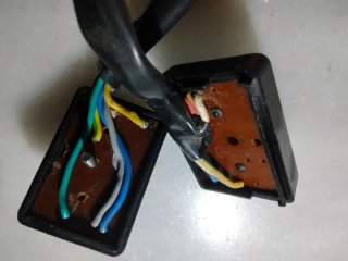Mobylette Onix mando luces e intermitentes