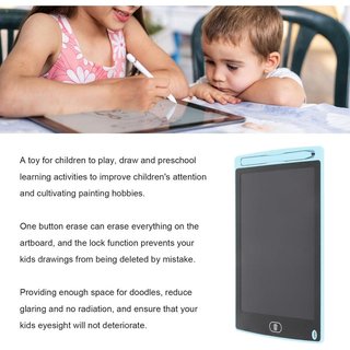 Tablet de Escritura 8,5 Pulgadas Werkgroup Nuevo (blanca) Gráfico para Niños de Dibujo y Escritura Pizarra Grafica Envio 24h