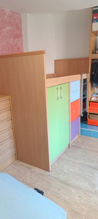 Cama 90 infantil con armario y cajonera.NEGOCIABLE