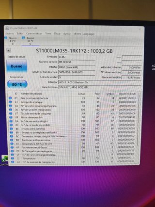 Disco Duro Seagate 1TB 2.5 SATA