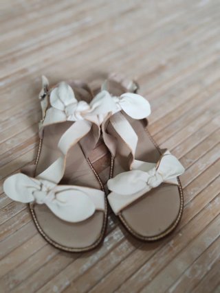 Sandalias Zara Niña Talla 35 Beige