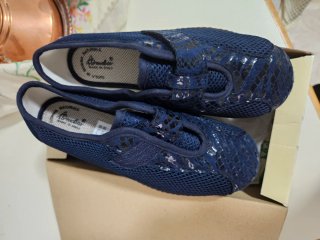 Scarpe donna blu taglia 36,  chiusura velcro