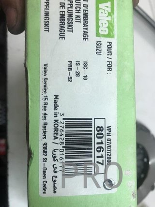 Kit embrague Isuzu piazza opel campo
