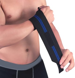 Muñequeras Hombre Muñequera B09YY3Q2X5 Agarre Culturismo, (blanca, rojo, amarillo, azul)Soporte de muñeca Pesos de la muñeca Accesorios de Gimnasio para Hombres
