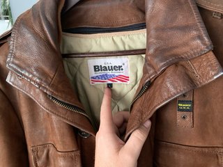 Chaqueta Cuero Blauer Talla L