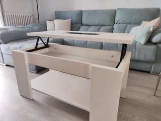 Mesa de centro moderna blanca