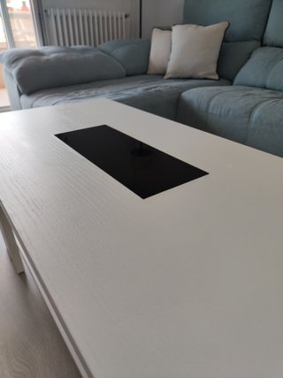 Mesa de centro moderna blanca