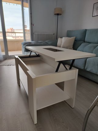 Mesa de centro moderna blanca