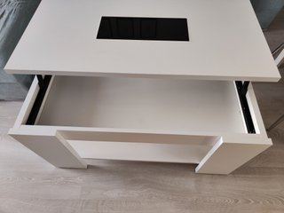 Mesa de centro moderna blanca