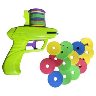 Lanzador de Discos , regalo juguete, exterior, verde