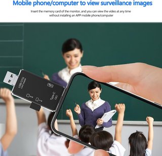 Lector Tarjetas SD/Micro SD, SD USB c,6 in 1 Micro USB OTG Adaptador de Memoria para TF, SDXC, SDHC, MS, MMC, MSXC