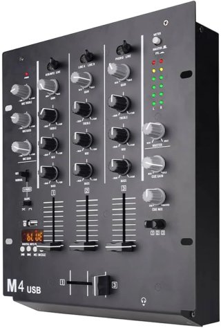 Mezclador DJ 3 Canales Scratch