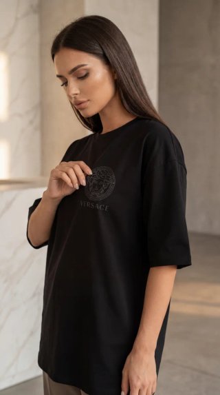 Maglietta Versace nera taglia unica