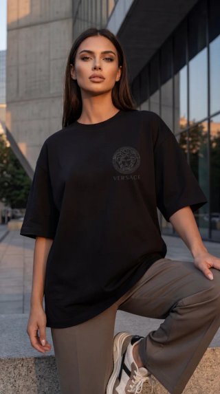 Maglietta Versace nera taglia unica