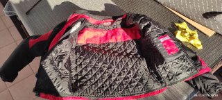 Chaqueta Moto Ducati Roja y Negra