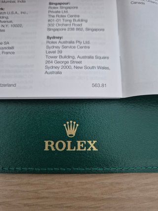 Original RLX Sea Dweller 4000 Set 2014 Italiano