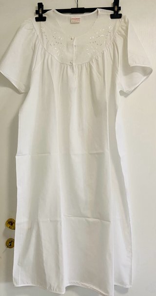 Camicia da notte vintage Ragno bianca taglia 52
