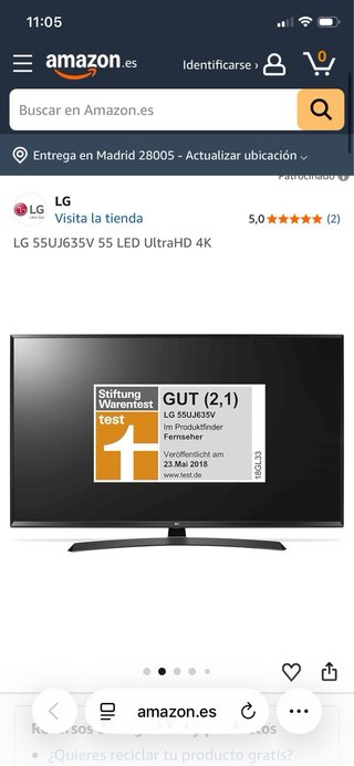 TV LG 55 LED 4K UHD