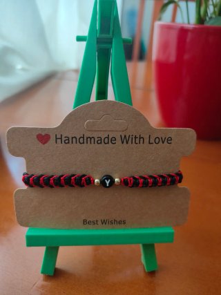 Pulseras con letra Inicia