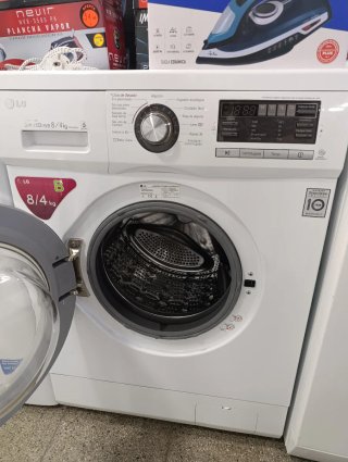 Lavadora LG 8/4kg 1400rpm
