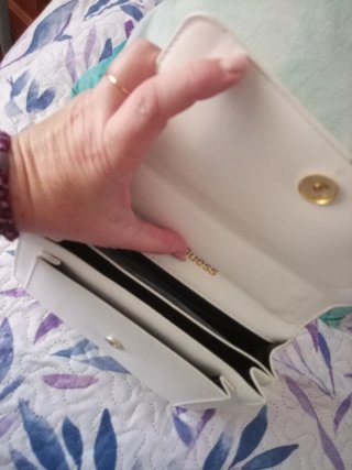 Bolso Gu@ss Blanco y Azul