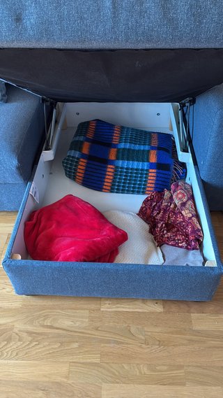 Sofá modular Ikea ESKILSTUNA azul.