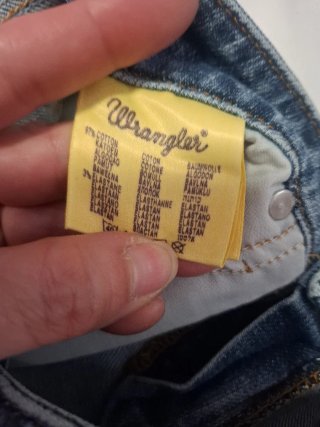 Vaqueros Wrangler Rectos Azules