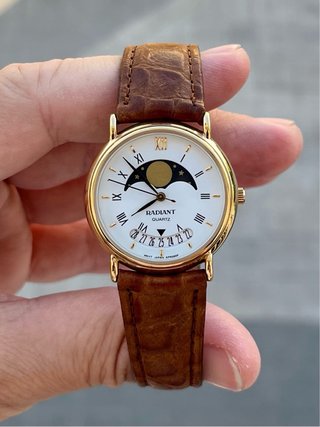 Reloj Radiant Moonphase Vintage Nuevo *Años 90s*